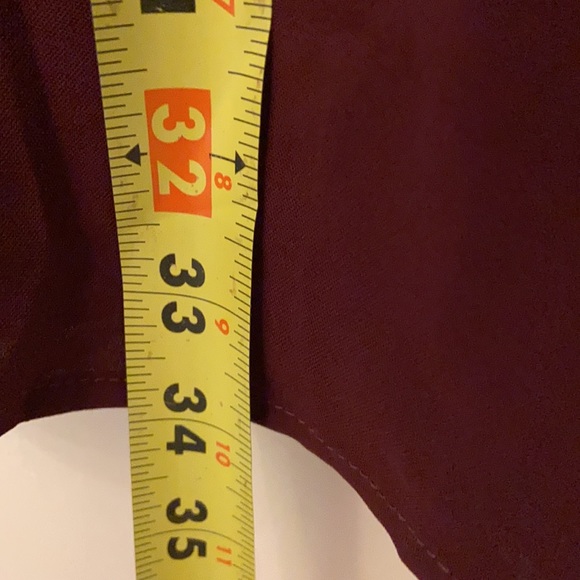 Anthropologie ENTRO Burgundy Crochet Lace Tunic DRESS SZ L HOLIDAY BOHO - Picture 15 of 15